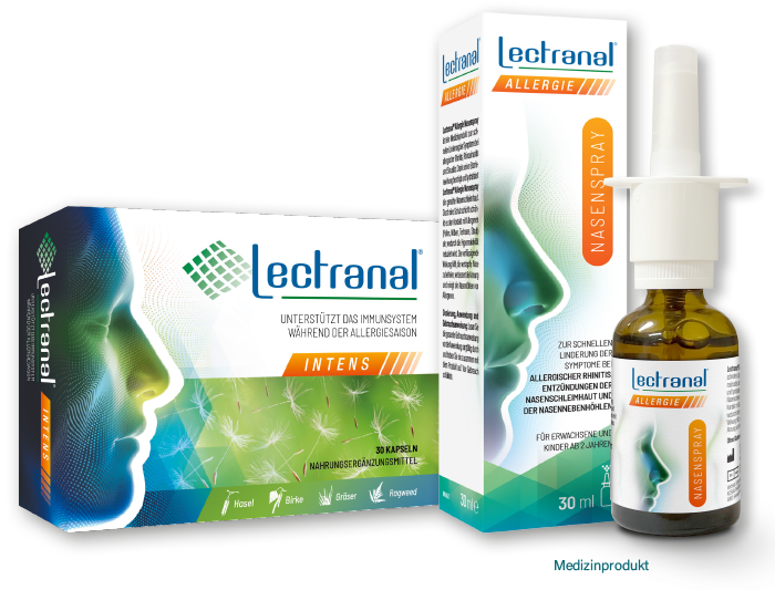 Lectranal® INTENS Kapseln und Lectranal® Allergie Nasenspray